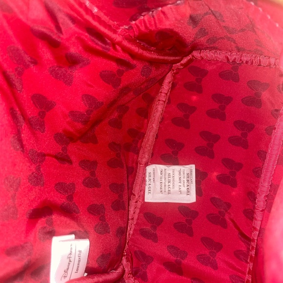 Disney Parks Loungefly Minnie Mouse red sequin mini backpack - Picture 4 of 5